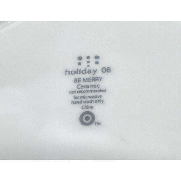 Target Ceramic Be Merry Snowman Cookie Jar 13” Christmas Winter Holiday 2008 - Picture 8 of 12